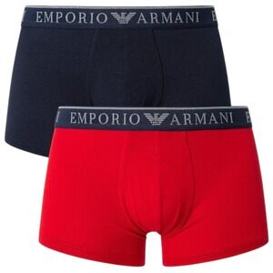 Emporio Armani 2 Pack Endurance Stretch Cotton Trunk Boxer Briefs